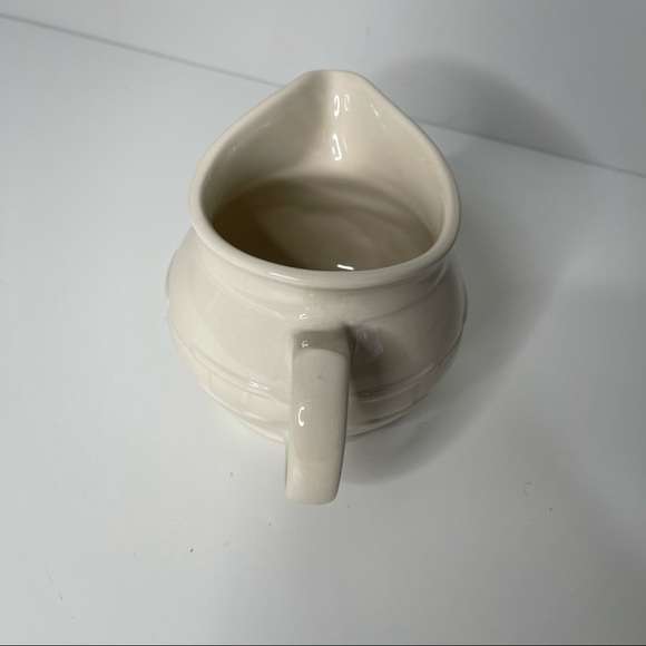 Longaberger ALL White Ceramic Pitcher - Picture 5 of 7